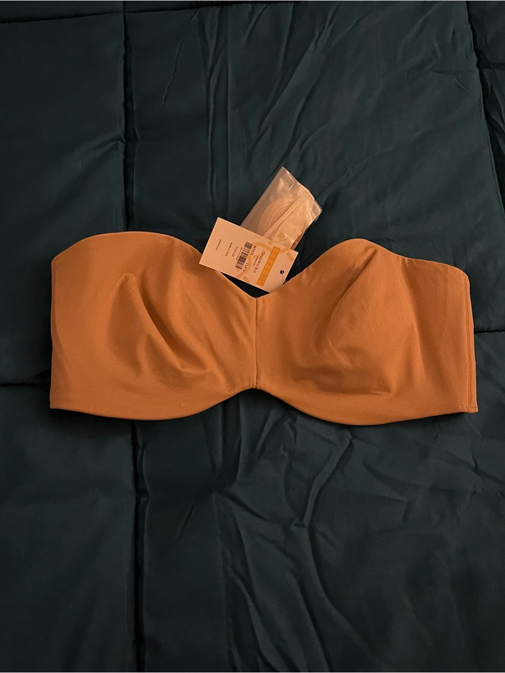 Strapless Molded Bandeau Bra - Camel Tan Women’s Size 34D NWT